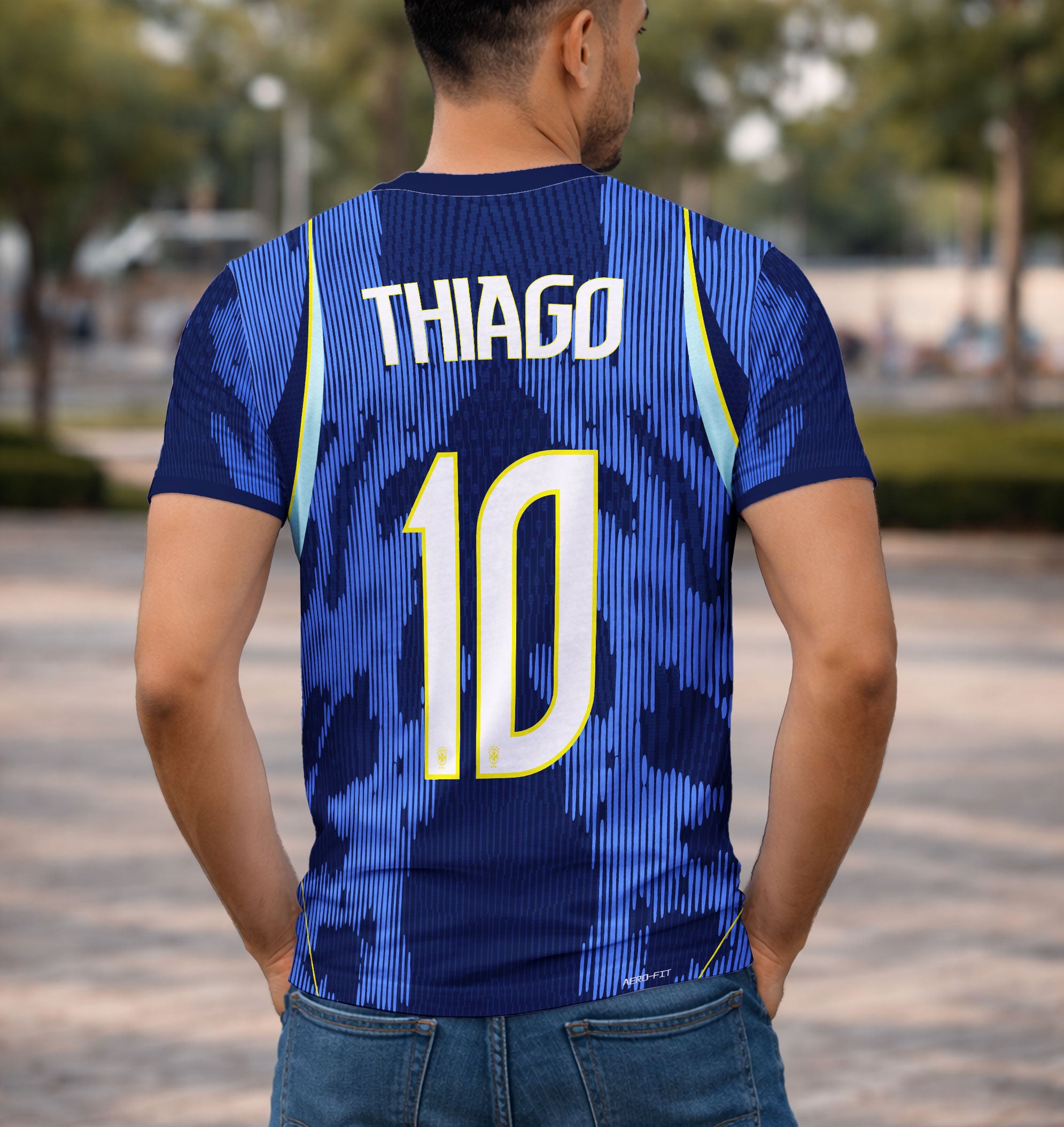 Arte Vetor Camisa Brasil 26/27 Copa do Mundo