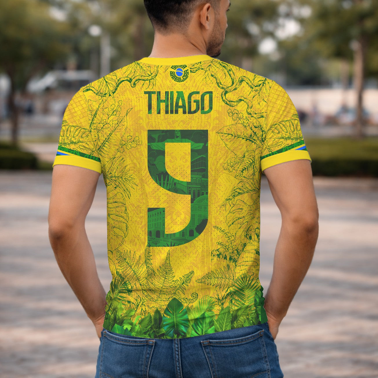 Arte Digital Camisa Seleção Brasileira Onça Copa 2026