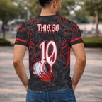 Arte Digital Camisa Interclasse Lobo Red