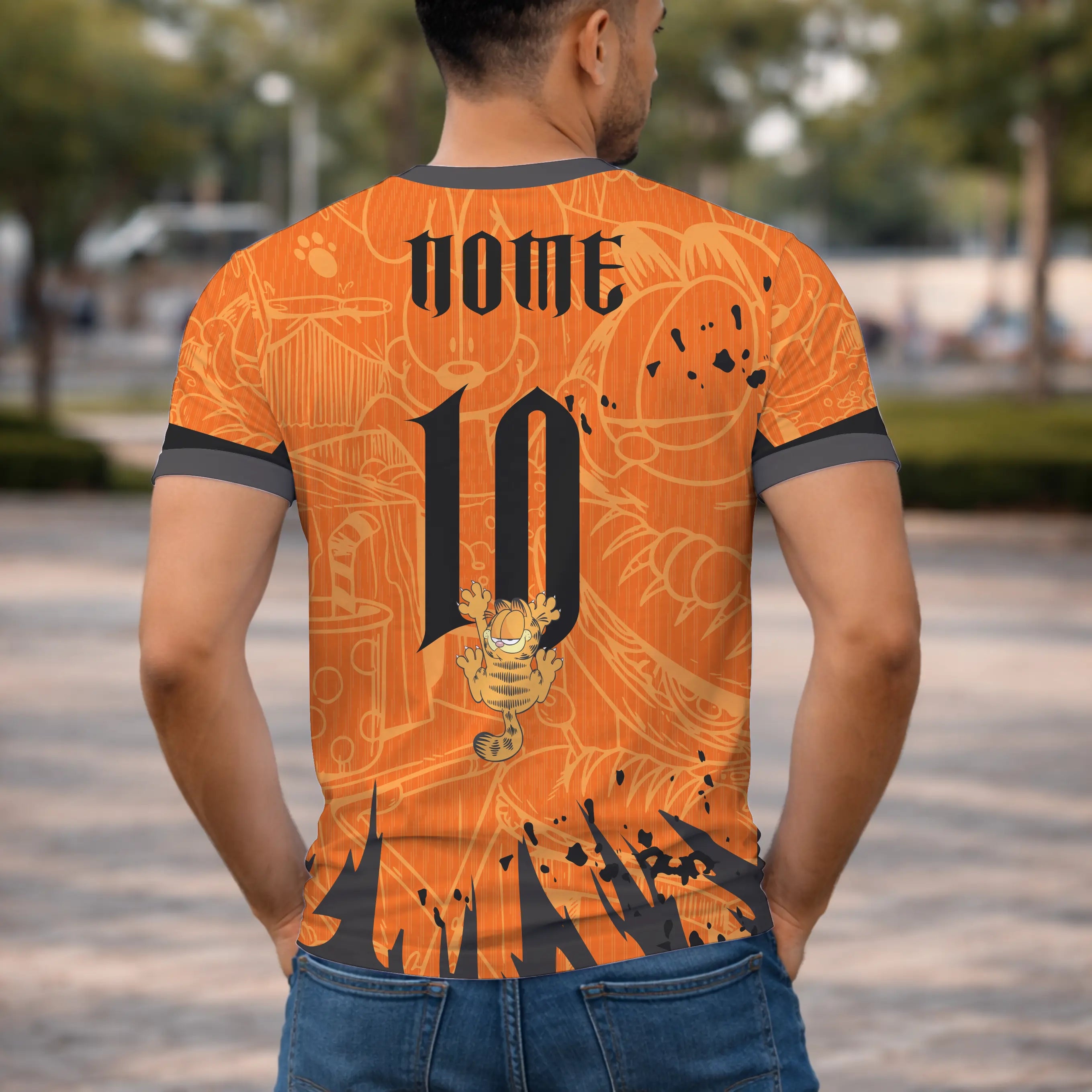 Arte Digital Camisa Garfield - Interclasse