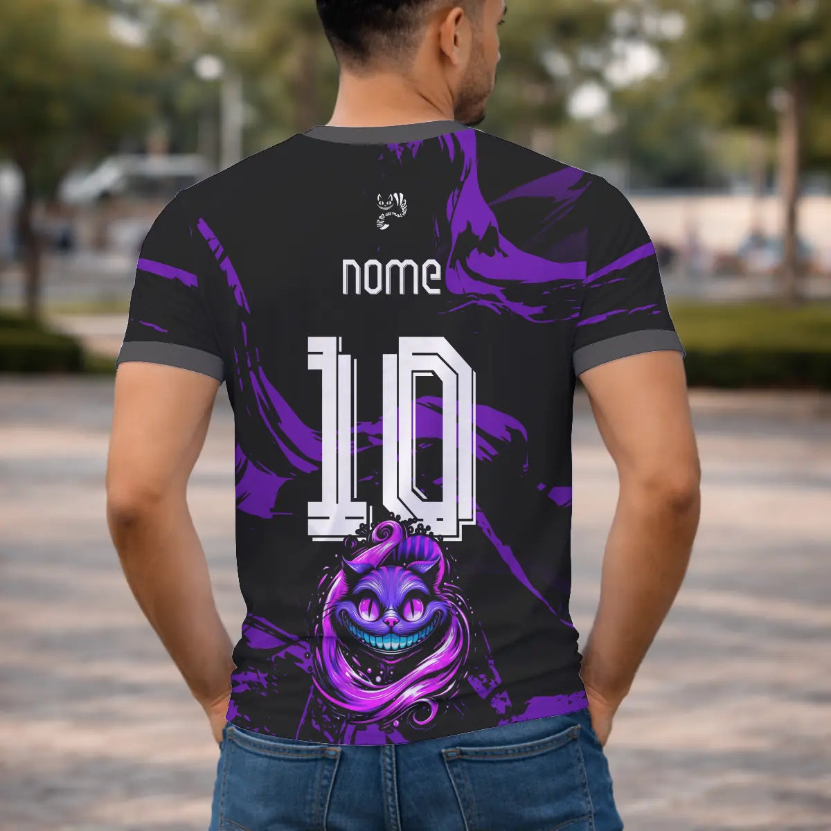 Arte Camisa Interclasse Gato de Cheshire