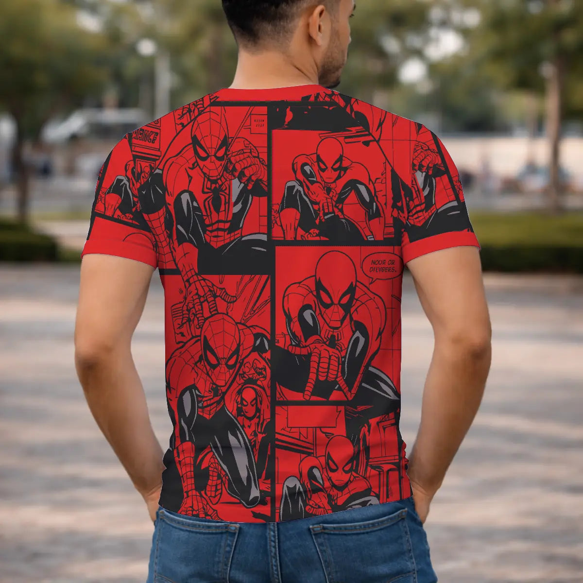 Arte Camisa Interclasse Homem Aranha