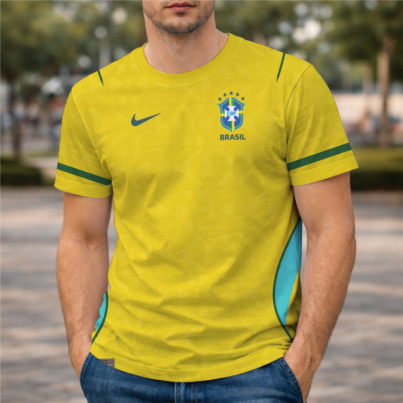 Arte Digital Camisa Seleção Brasileira Titular 2026.2027