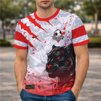Arte Digital Camisa Interclasse Pantera Vermelha