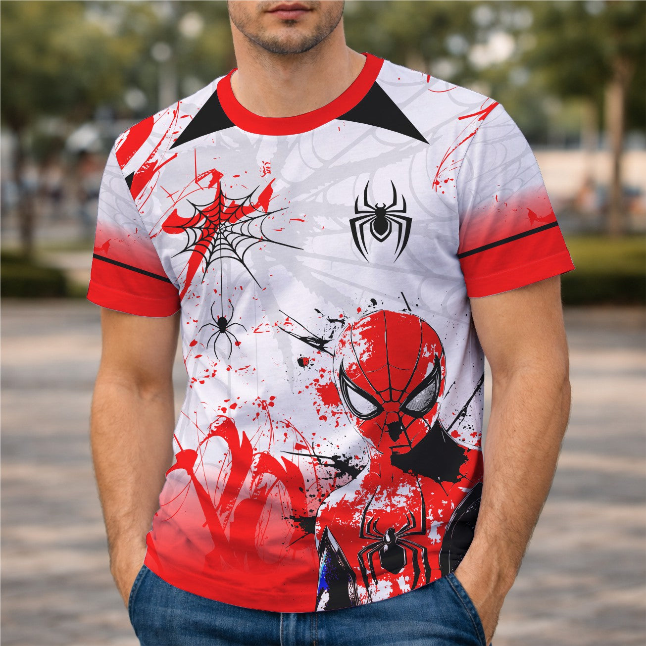 Arte Digital Camisa Interclasse Homem-Aranha 2