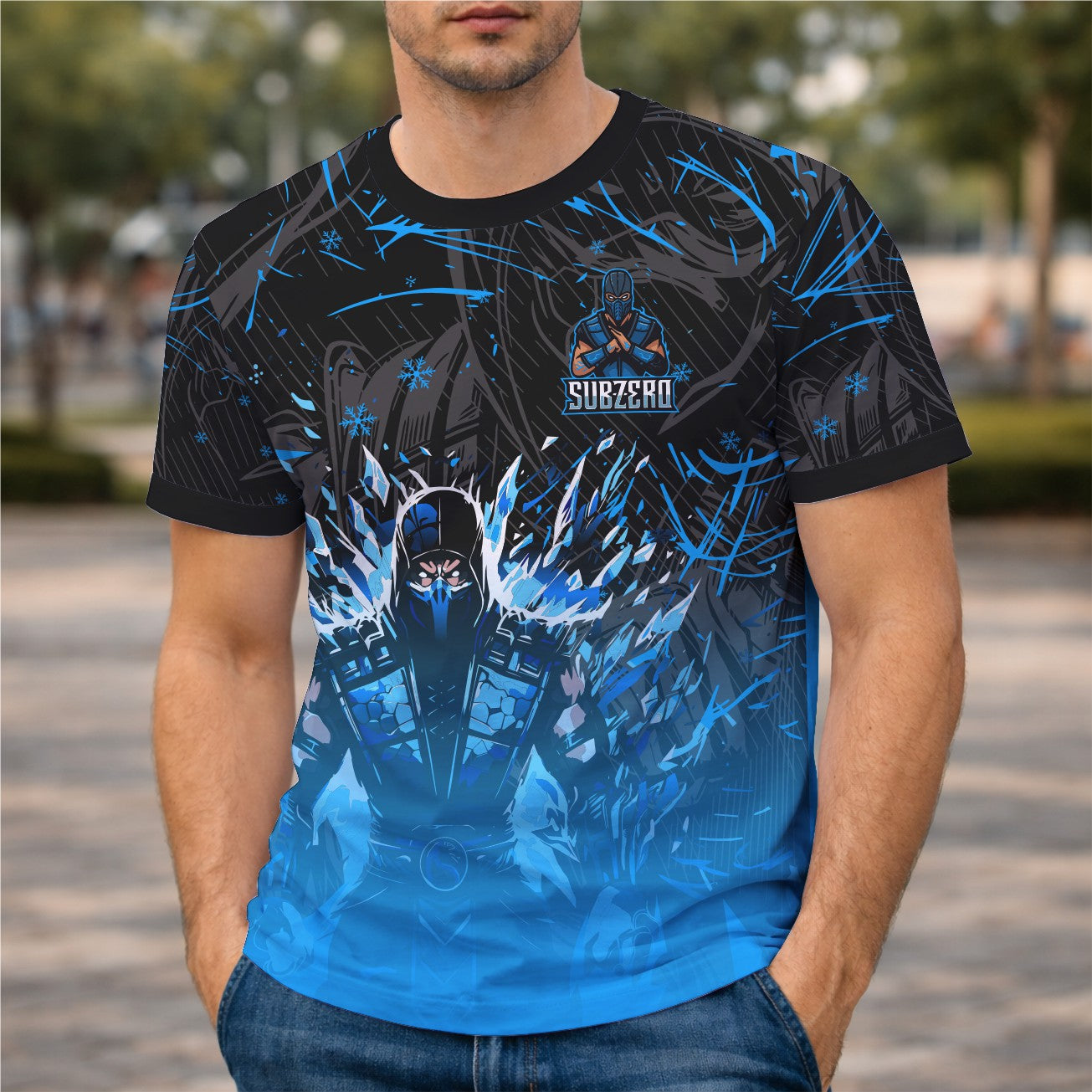 Arte Digital Camisa Interclasse SubZero Mortal Kombat