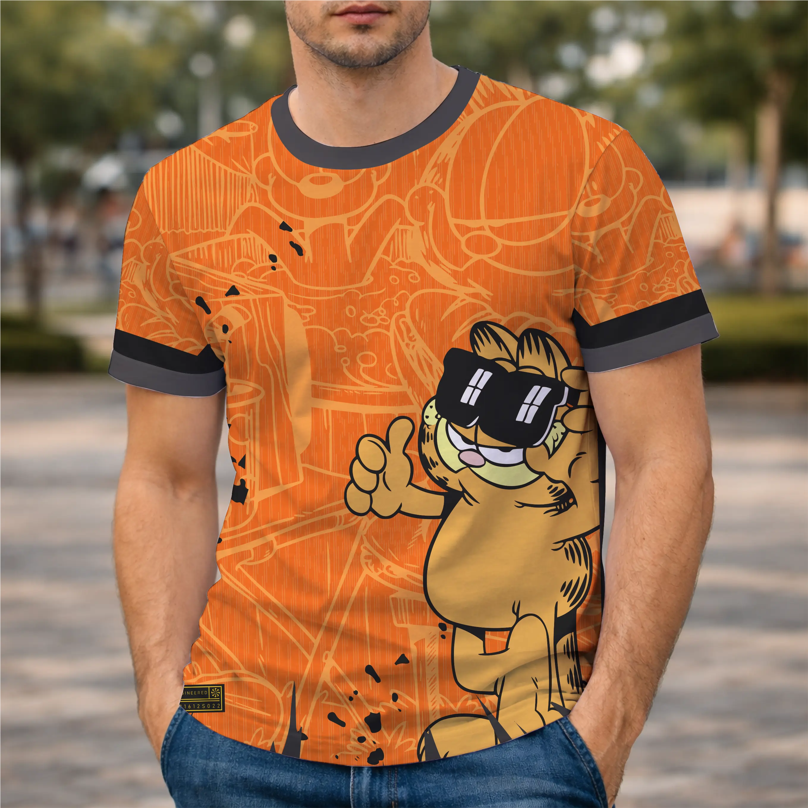 Arte Digital Camisa Garfield - Interclasse