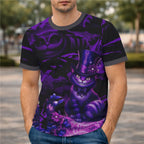 Arte Camisa Interclasse Gato de Cheshire