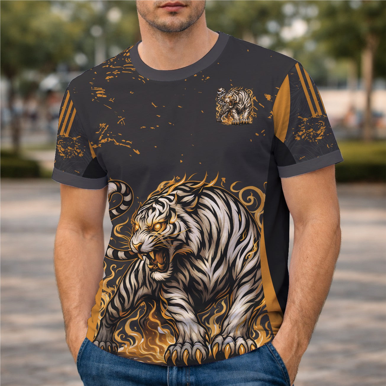 Arte Digital Tigre Dourado 2026 - Interclasse