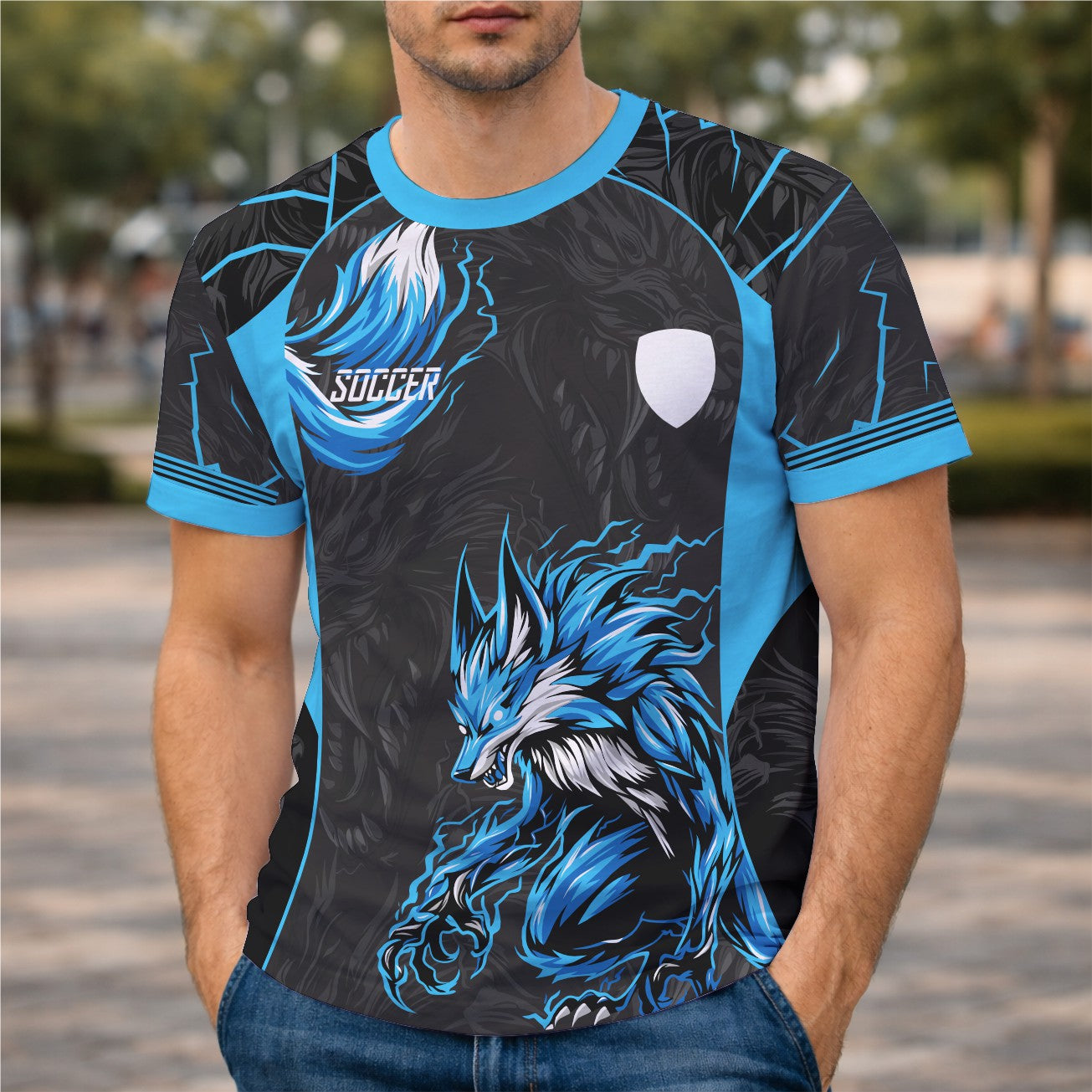 Arte Digital Lobo Celeste 2026 - Interclasse
