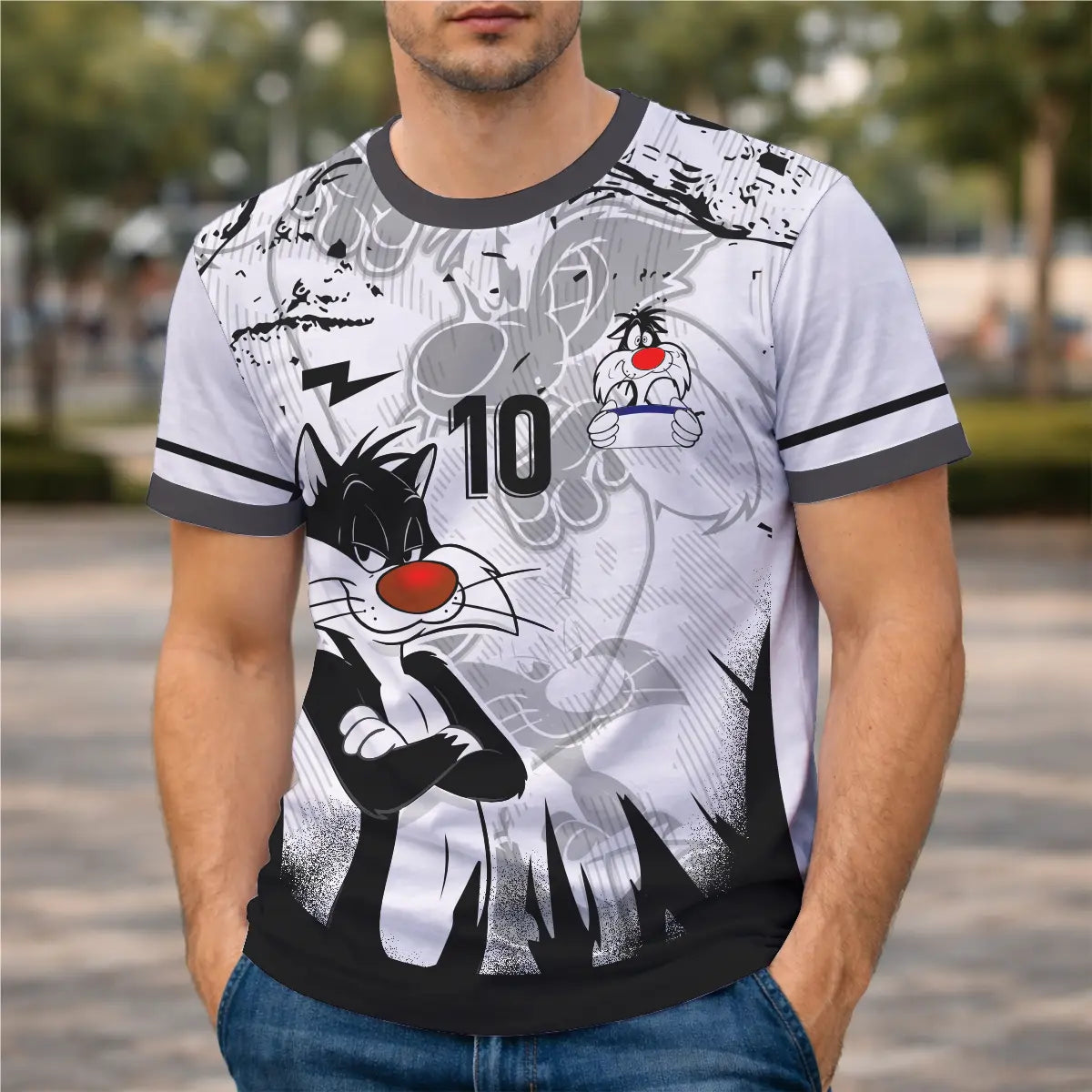 Arte Digital Camisa Frajola - Looney Tunes - Interclasse