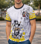 modelo usando camisa interclasse tio patinhas 2026 frente